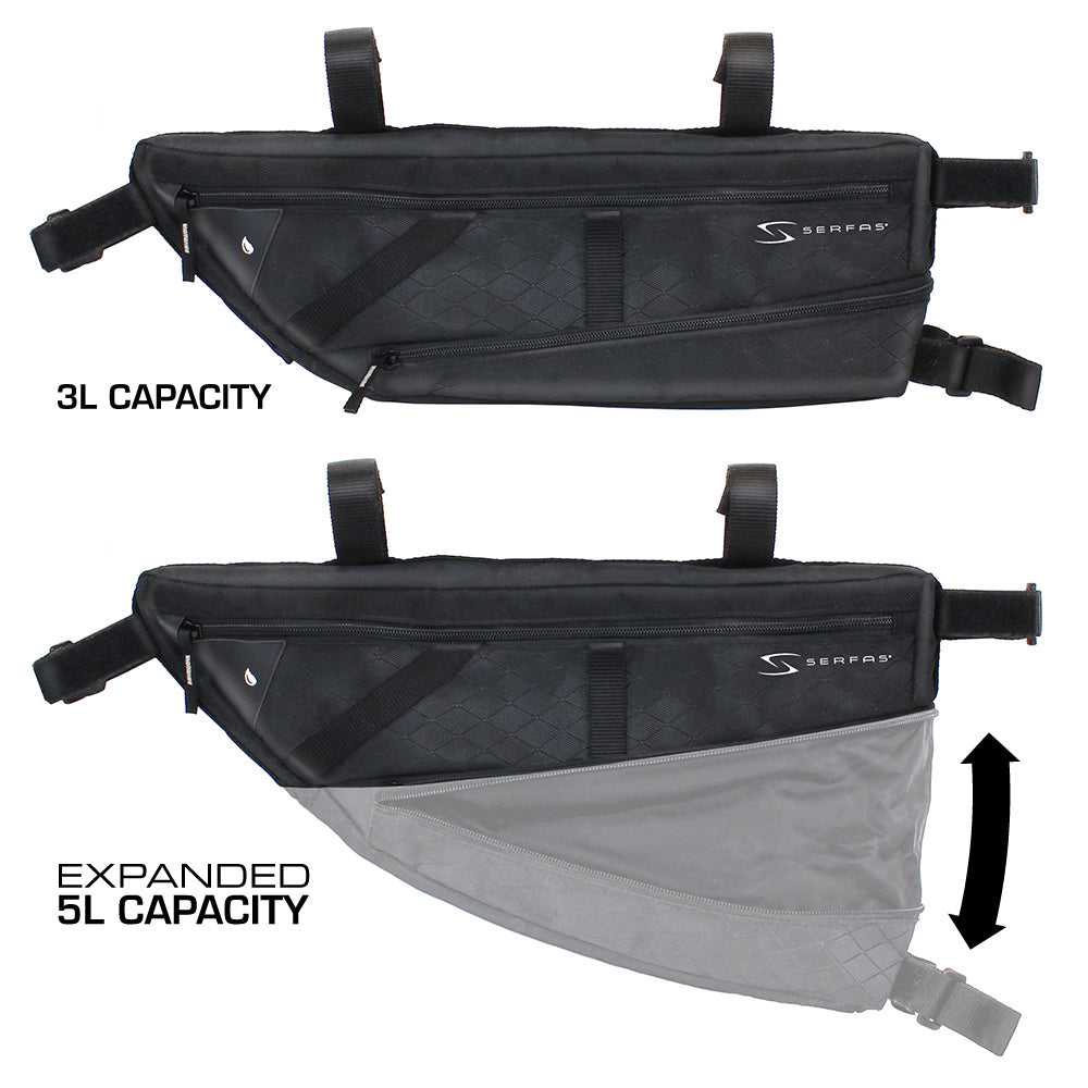 Serfas Ark Expandable Half-Frame Bag