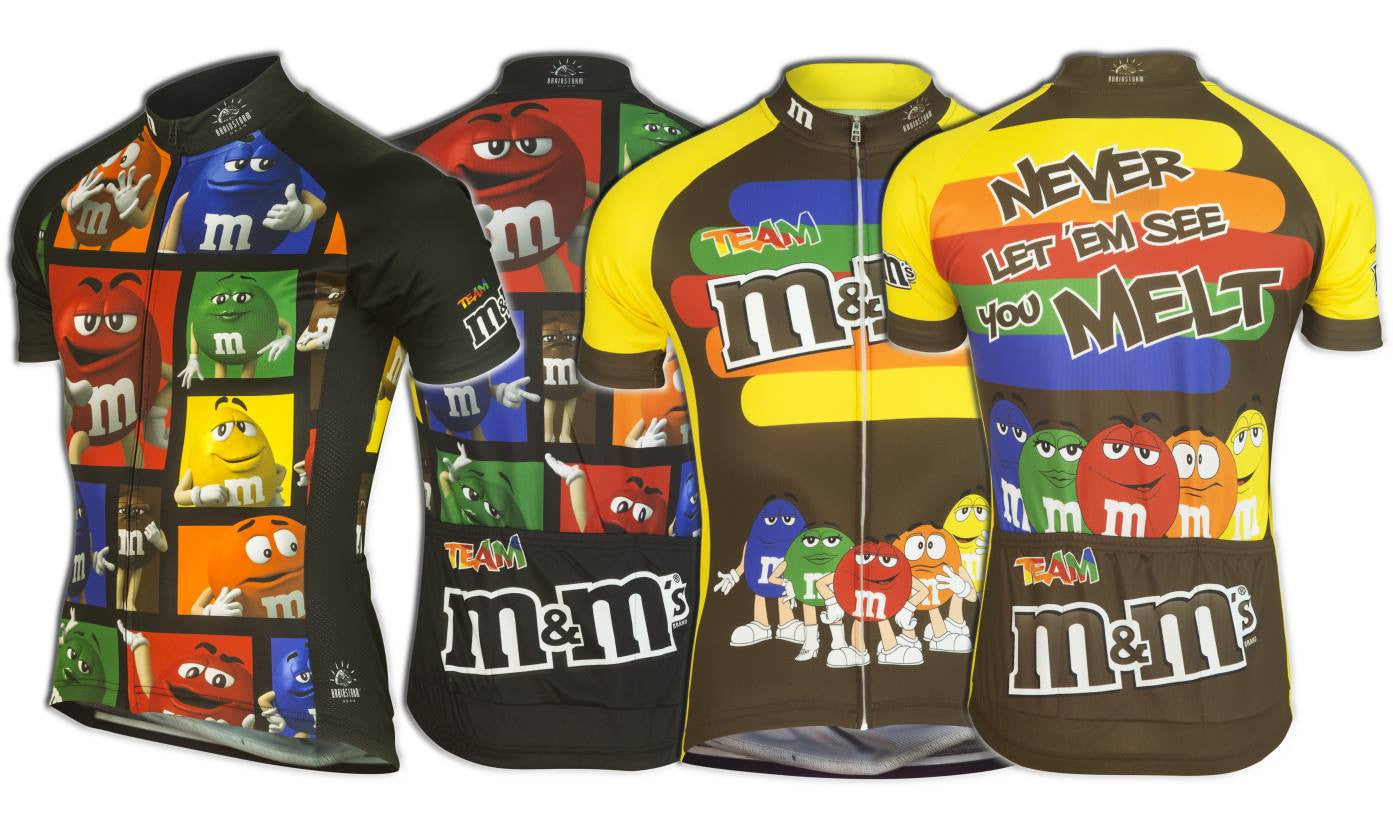 Team M&M's Men's Cycling Jersey (S, M, L, XL, 2XL)