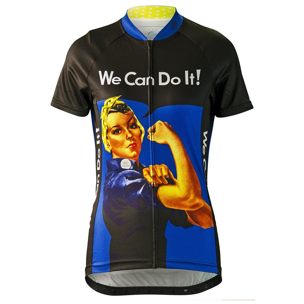Rosie the Riveter Women's Cycling Jersey (S, M, XL, 2XL)