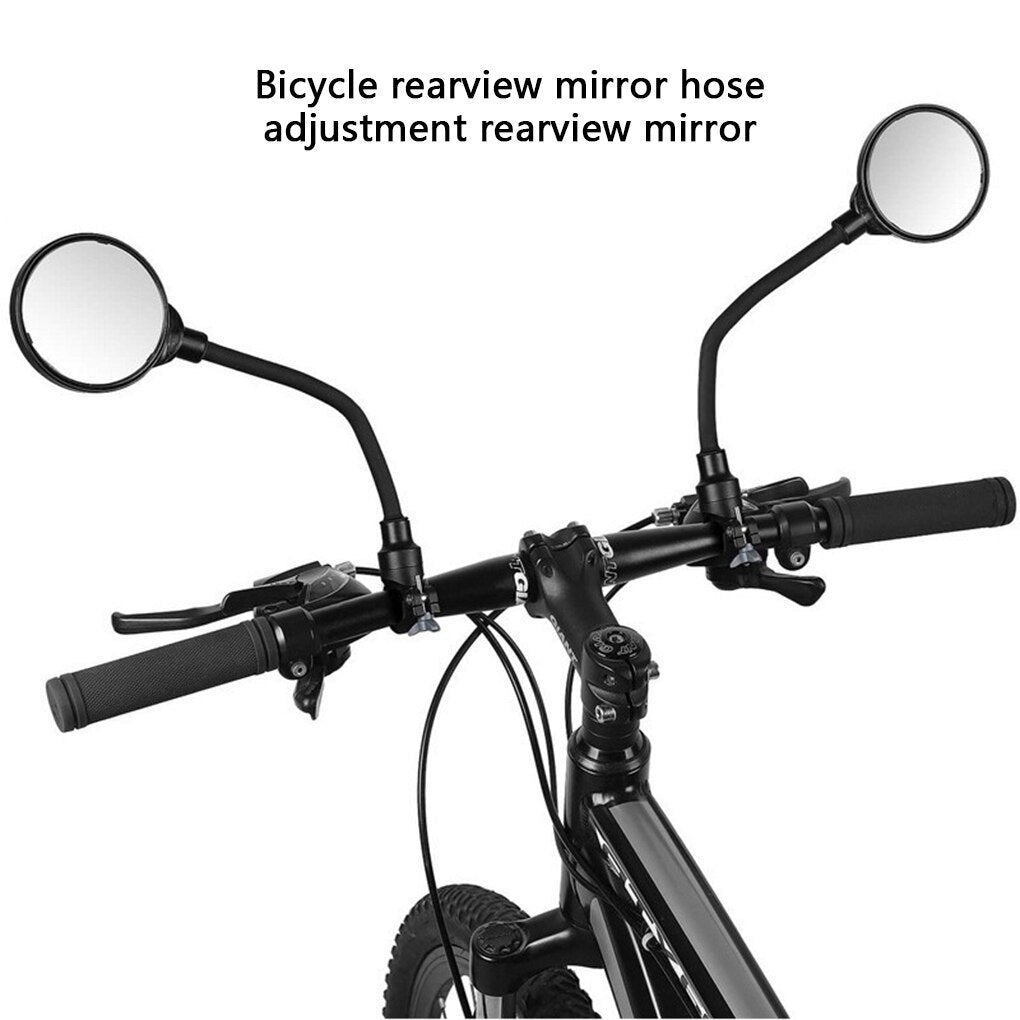 Bike Handlebar Rear View Mirror with Long Neck 360 Degree (1 Mirror)