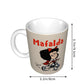 Mafalda Rides a Bike Coffee Mug