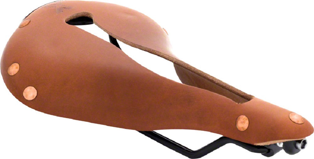 Selle Anatomica X1 Series Watershed Saddle: Vintage with Copper Rivets