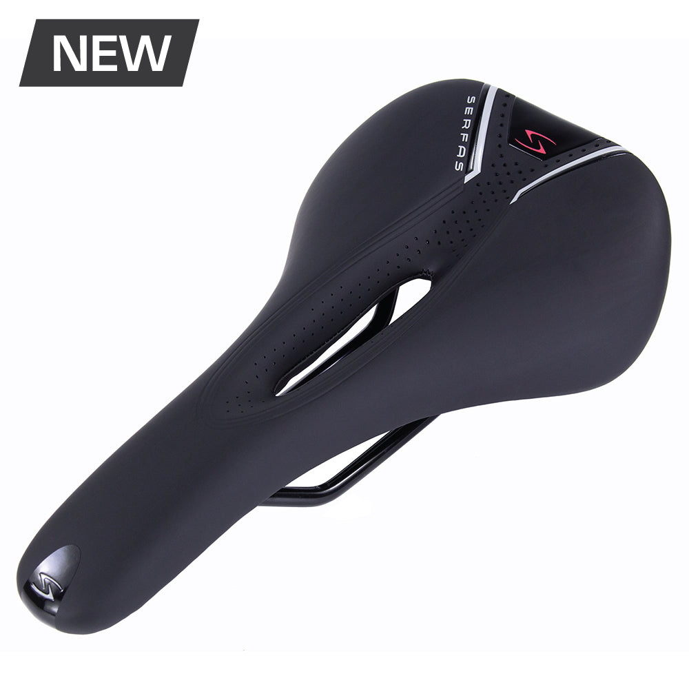 Serfas Spartan-2 Chromoly Bicycle Saddle - SPR-2 (145 mm Wide)