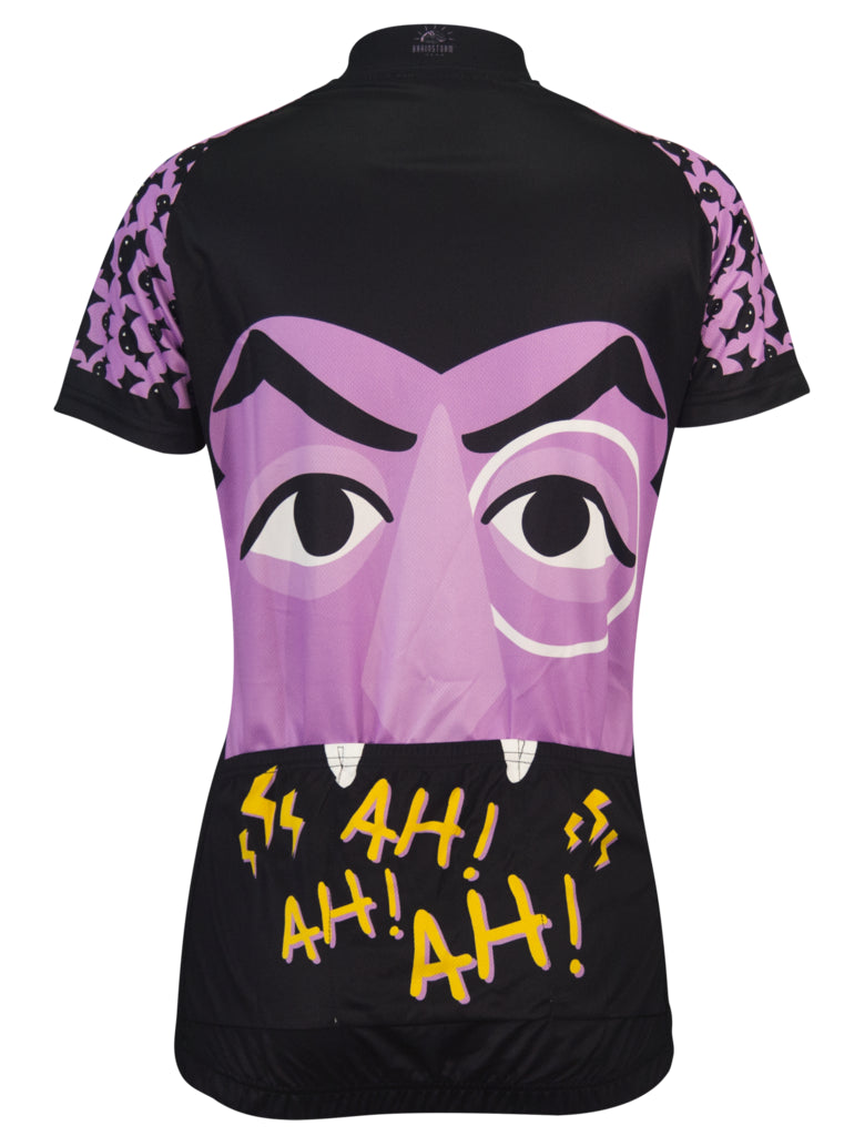 Sesame Street The Count Women's Cycling Jersey (S, L, XL, 2XL)