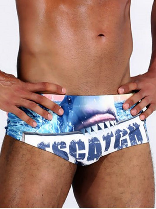 Shark Print Bikini Swimwear