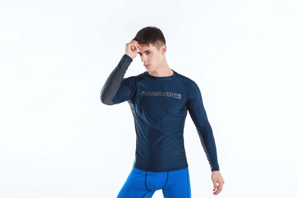 QUIKSILVER UV Protection Men's Lycra Long Sleeve Rashguard
