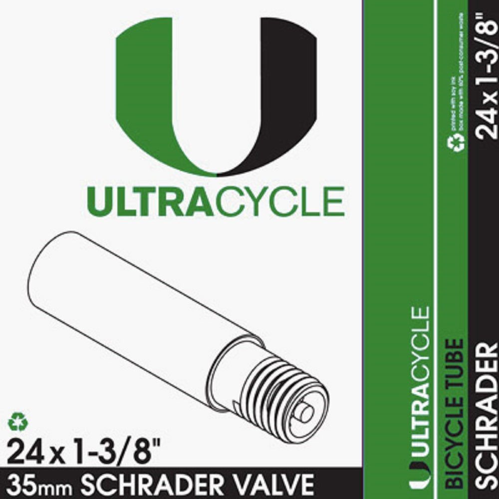 ULTRACYCLE Schrader Valve Bicycle Tire Inner Tube