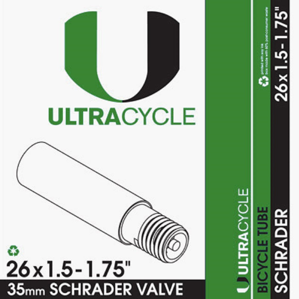 ULTRACYCLE Schrader Valve Bicycle Tire Inner Tube