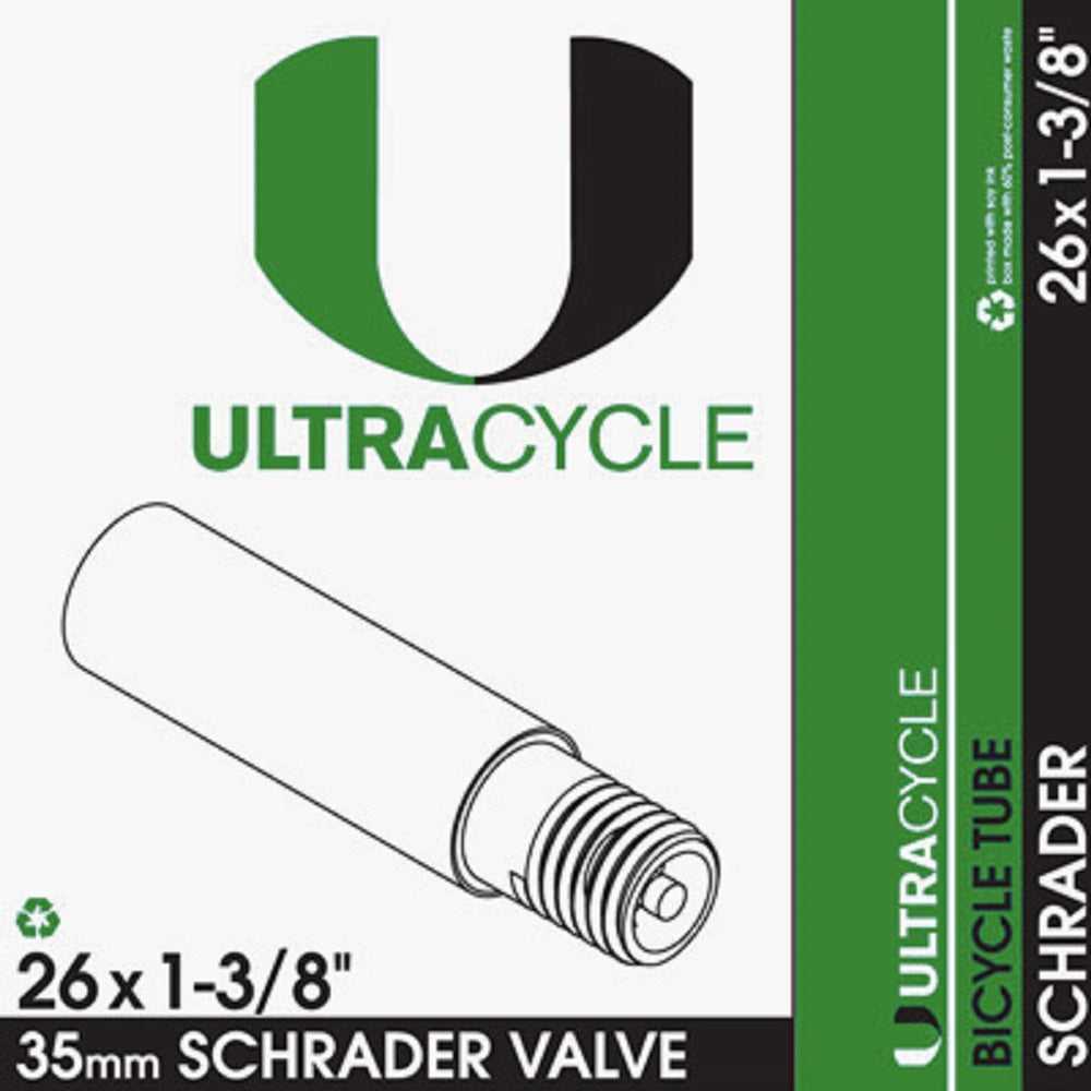 ULTRACYCLE Schrader Valve Bicycle Tire Inner Tube