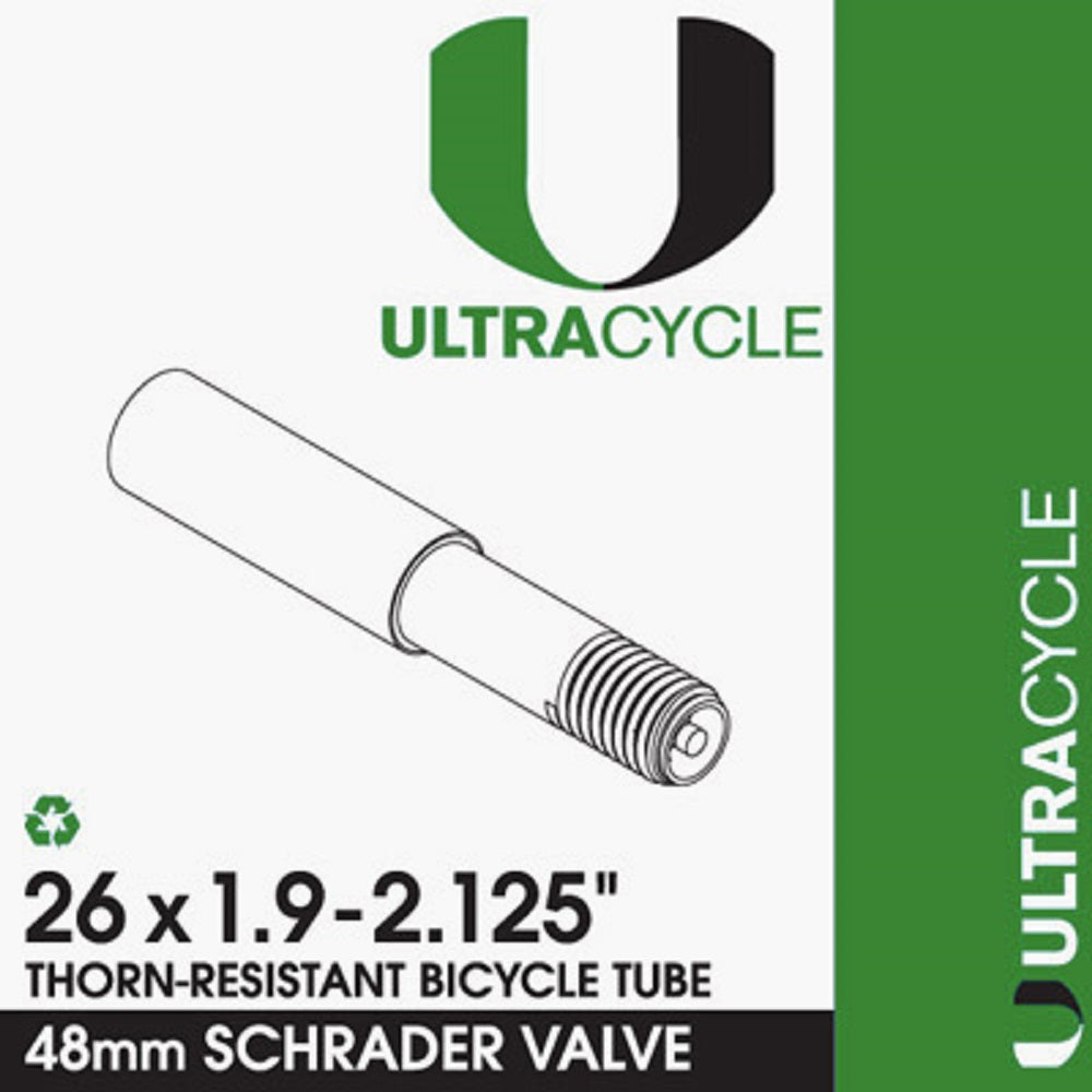 ULTRACYCLE TRIPLE-THICK/PUNCTURE RESISTANT Bicycle Tire Inner Tube