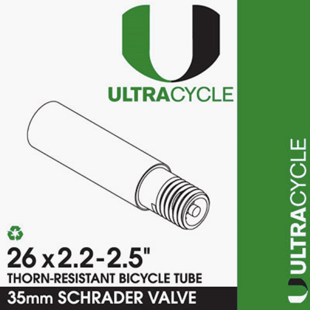 ULTRACYCLE TRIPLE-THICK/PUNCTURE RESISTANT Bicycle Tire Inner Tube