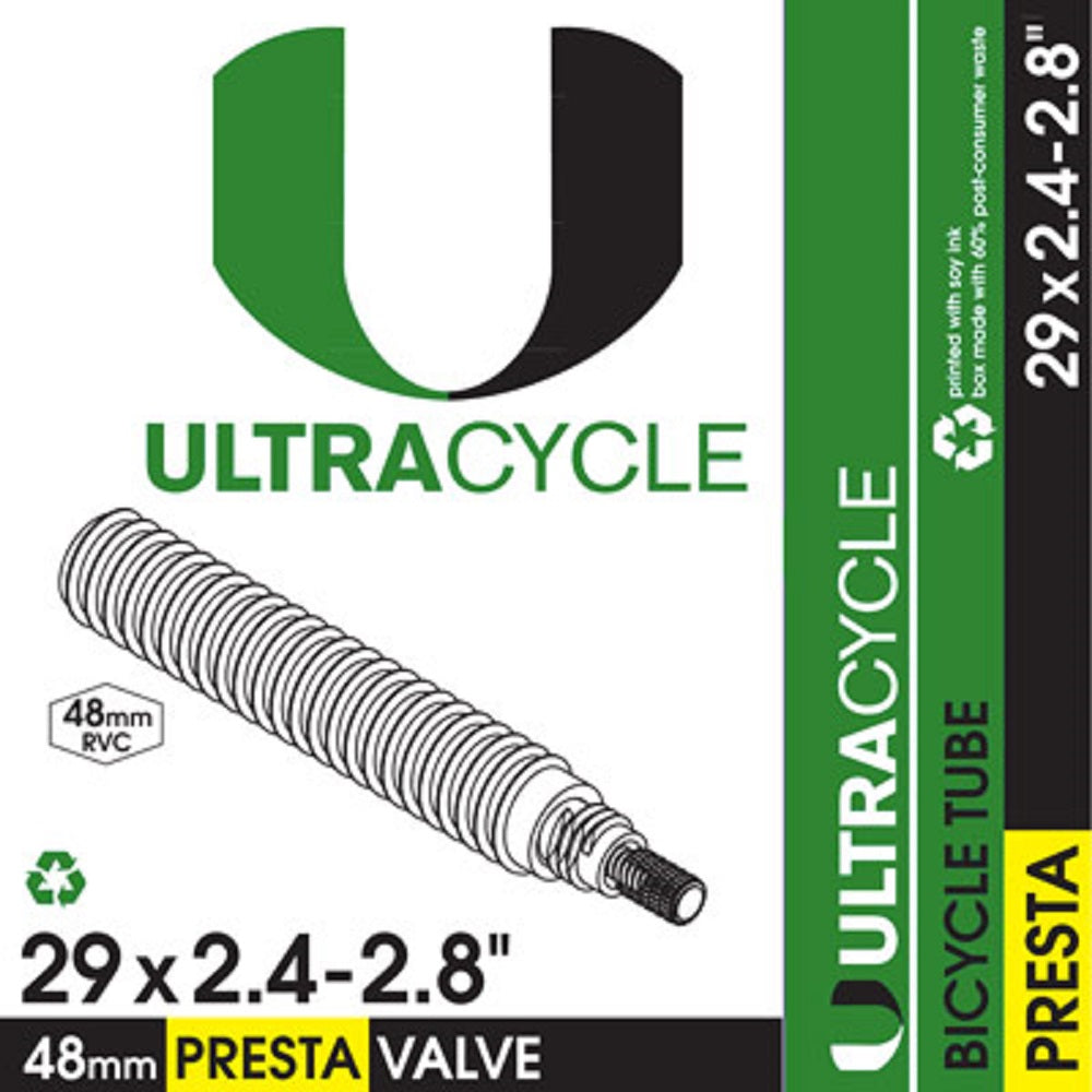 ULTRACYCLE Presta Valve Bicycle Tire Inner Tube