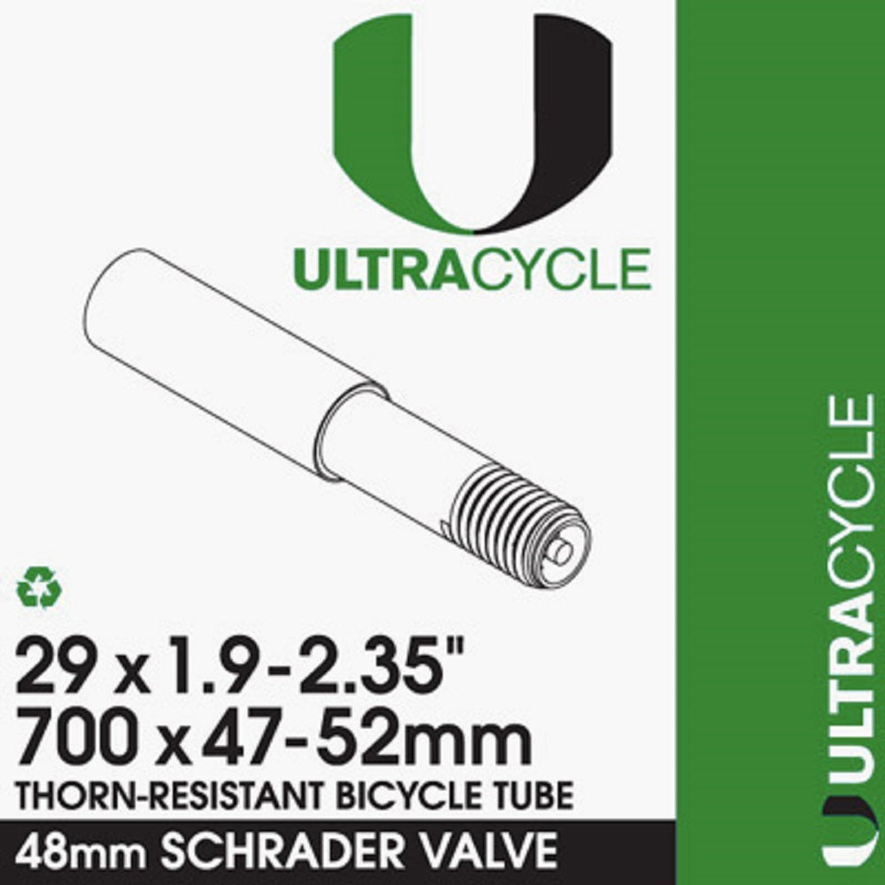 ULTRACYCLE TRIPLE-THICK/PUNCTURE RESISTANT Bicycle Tire Inner Tube