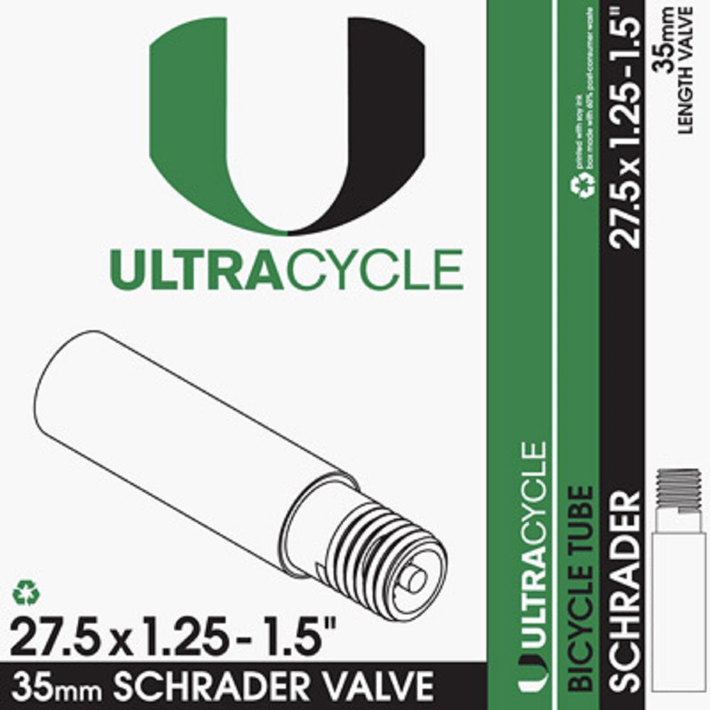 ULTRACYCLE Schrader Valve Bicycle Tire Inner Tube