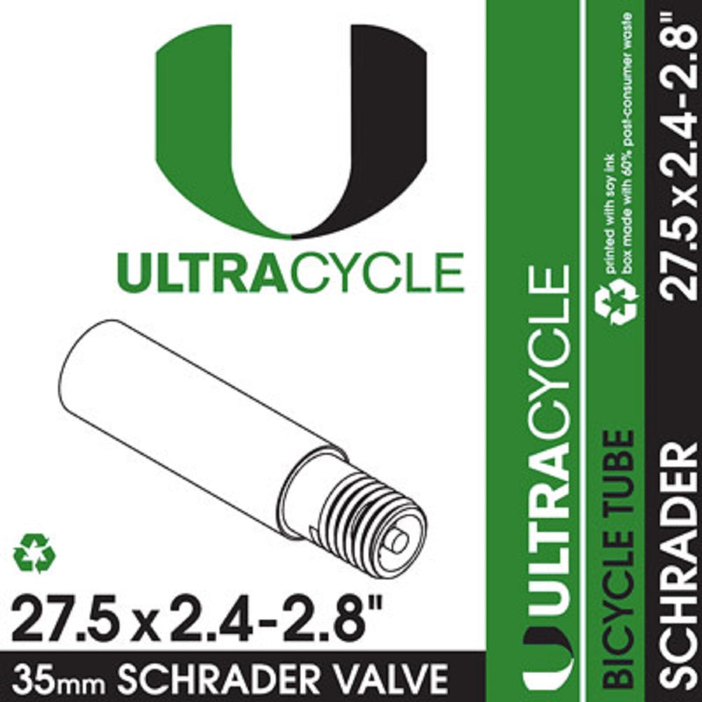 ULTRACYCLE Schrader Valve Bicycle Tire Inner Tube
