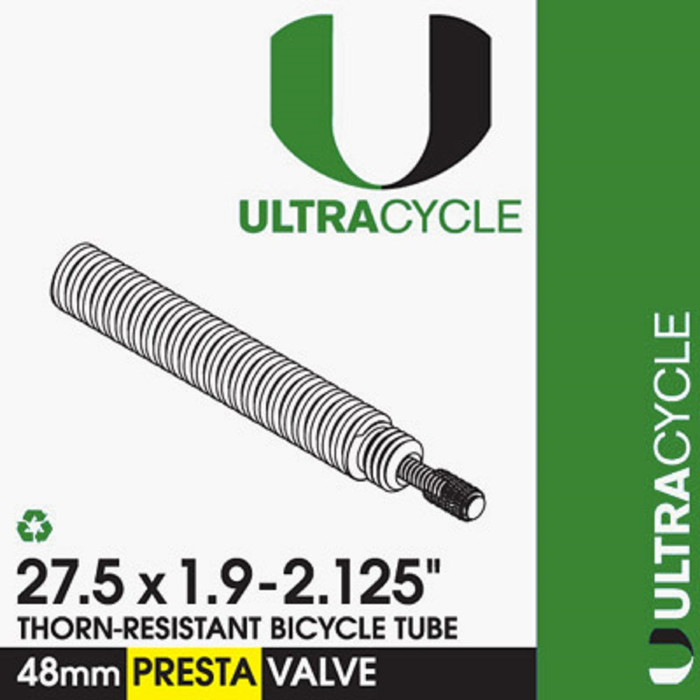 ULTRACYCLE TRIPLE-THICK/PUNCTURE RESISTANT Bicycle Tire Inner Tube