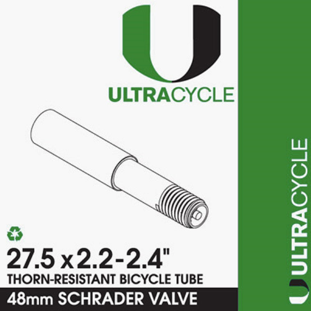 ULTRACYCLE TRIPLE-THICK/PUNCTURE RESISTANT Bicycle Tire Inner Tube