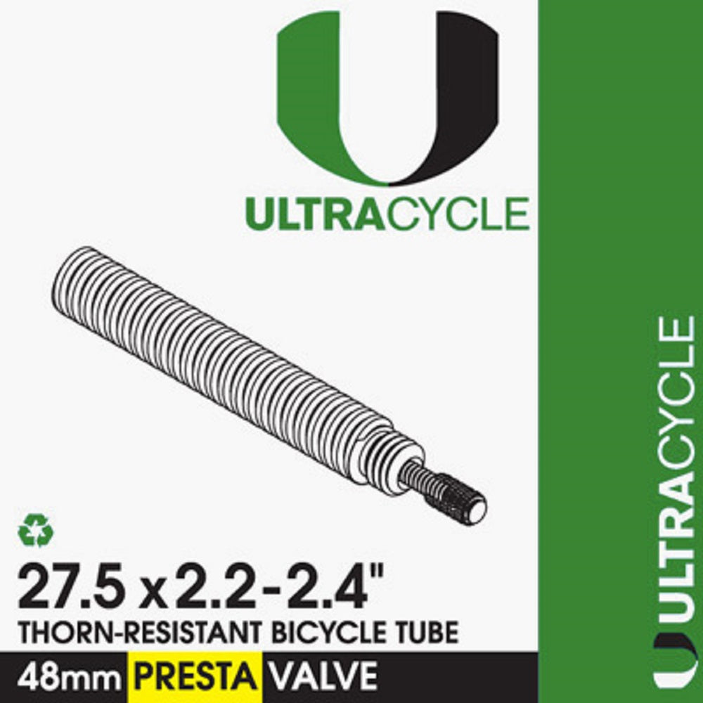 ULTRACYCLE TRIPLE-THICK/PUNCTURE RESISTANT Bicycle Tire Inner Tube