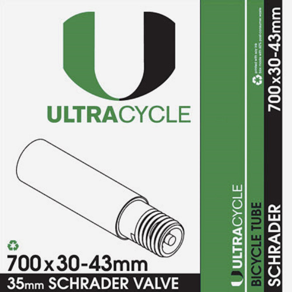 ULTRACYCLE Schrader Valve Bicycle Tire Inner Tube