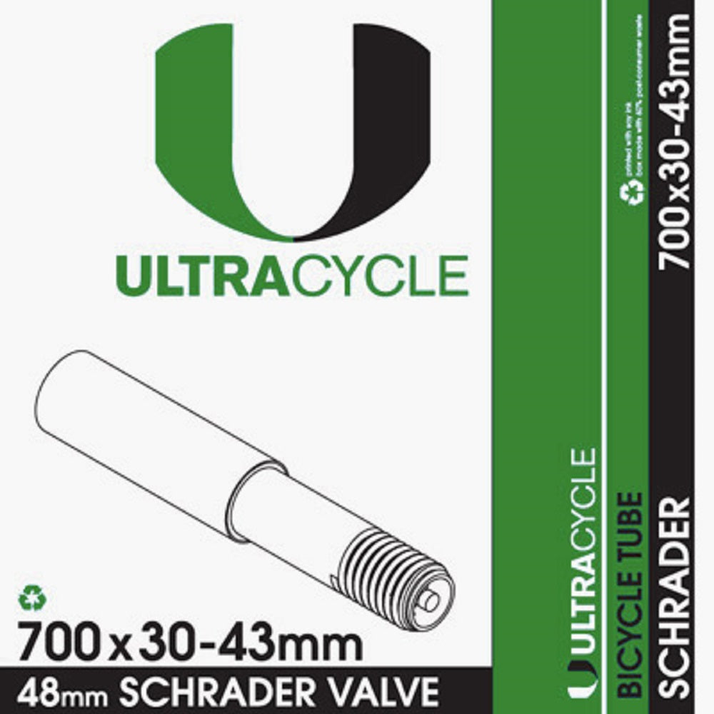 ULTRACYCLE Schrader Valve Bicycle Tire Inner Tube