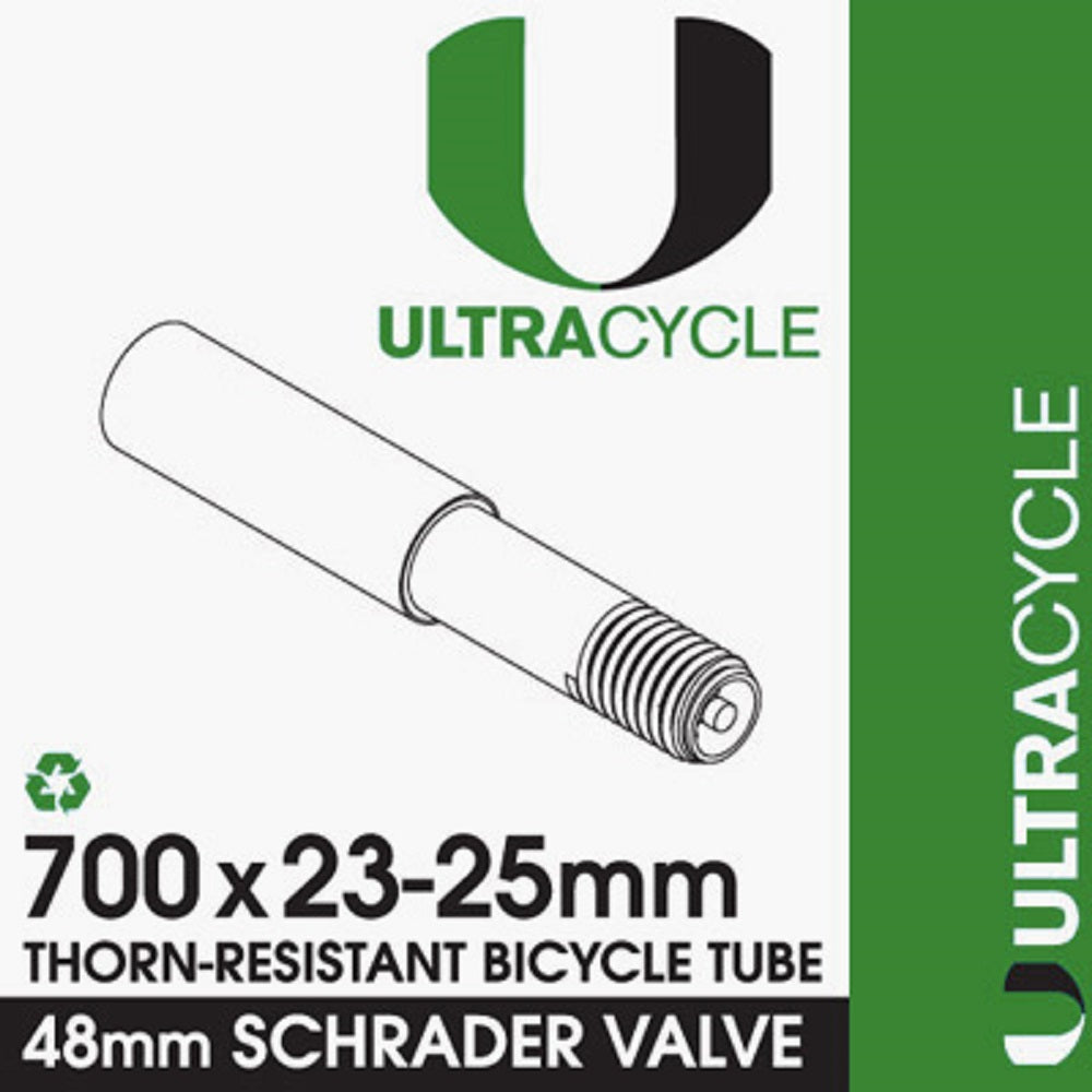 ULTRACYCLE TRIPLE-THICK/PUNCTURE RESISTANT Bicycle Tire Inner Tube