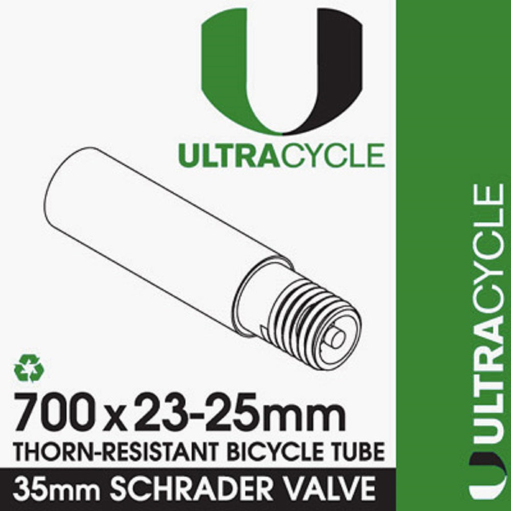 ULTRACYCLE TRIPLE-THICK/PUNCTURE RESISTANT Bicycle Tire Inner Tube
