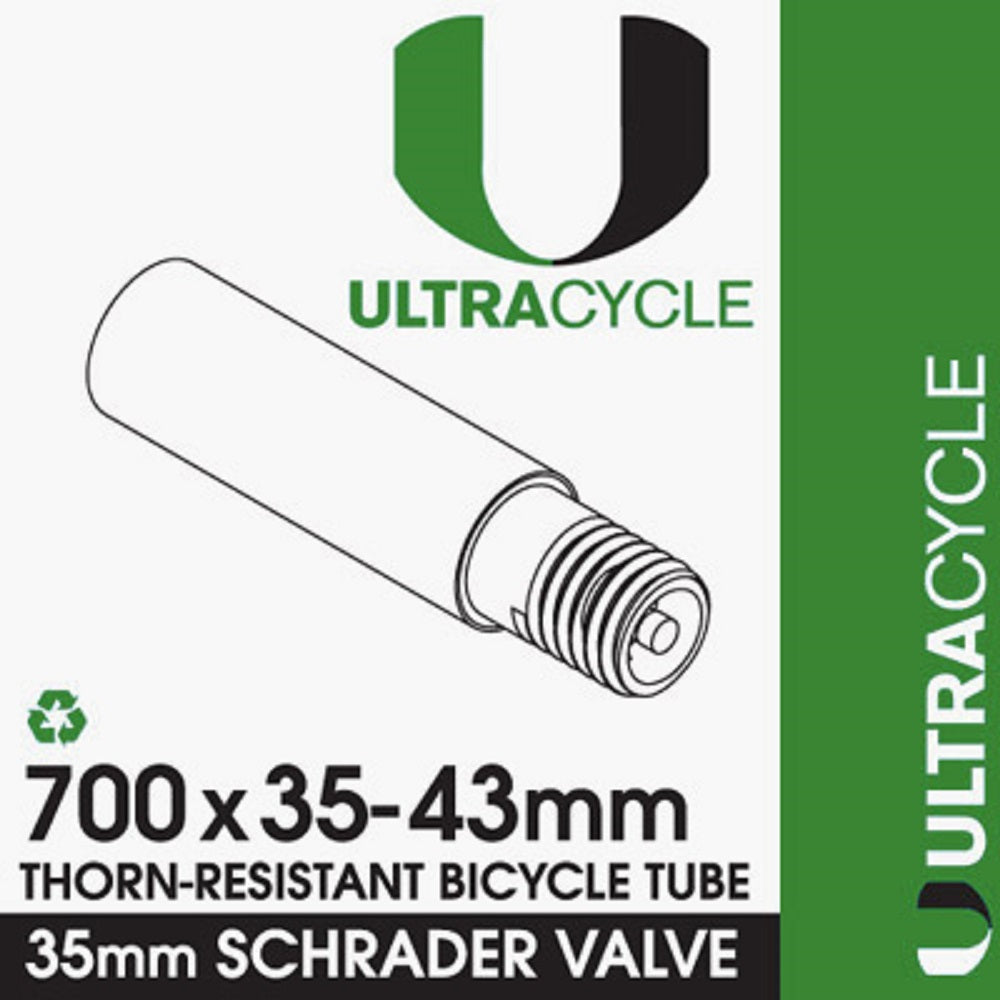 ULTRACYCLE TRIPLE-THICK/PUNCTURE RESISTANT Bicycle Tire Inner Tube