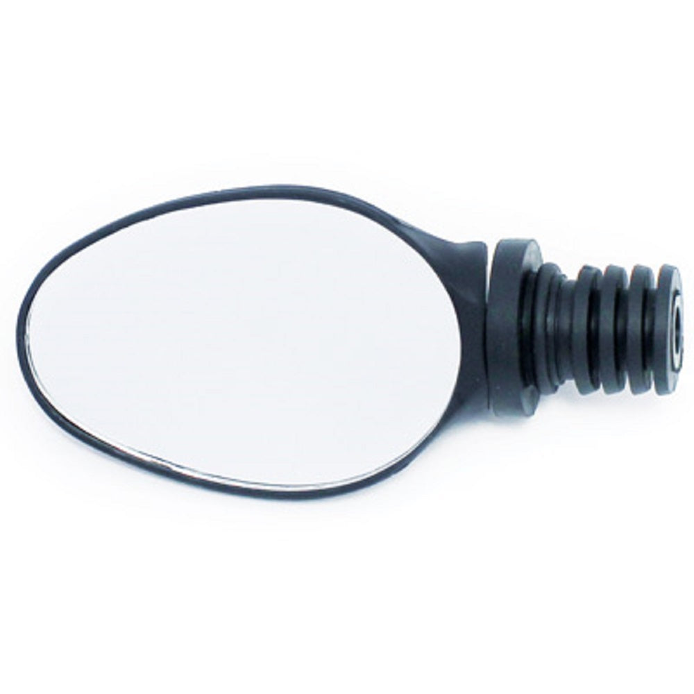 Flat Bar Bar End Mirror, Black