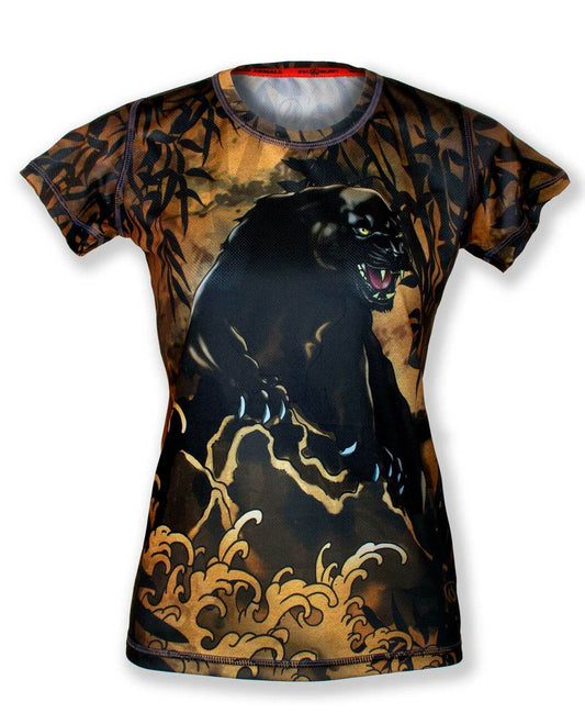INKnBURN Women's Black Panther Tech Shirt (XS, S)