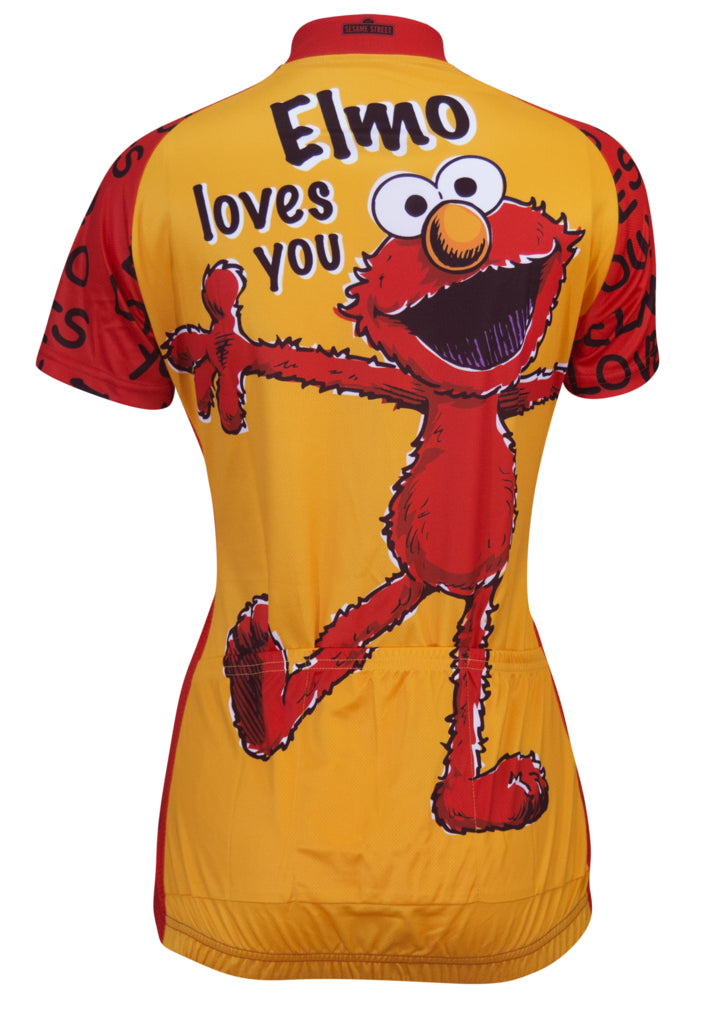 Sesame Street Elmo Women's Cycling Jersey (L, XL, 2XL)