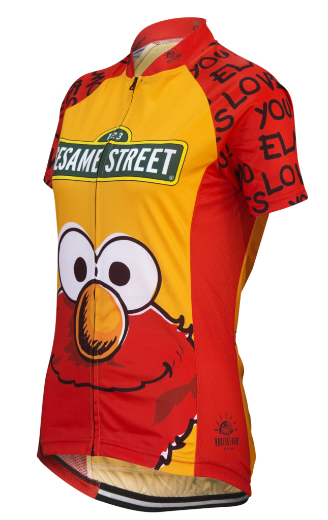 Sesame Street Elmo Women's Cycling Jersey (L, XL, 2XL)