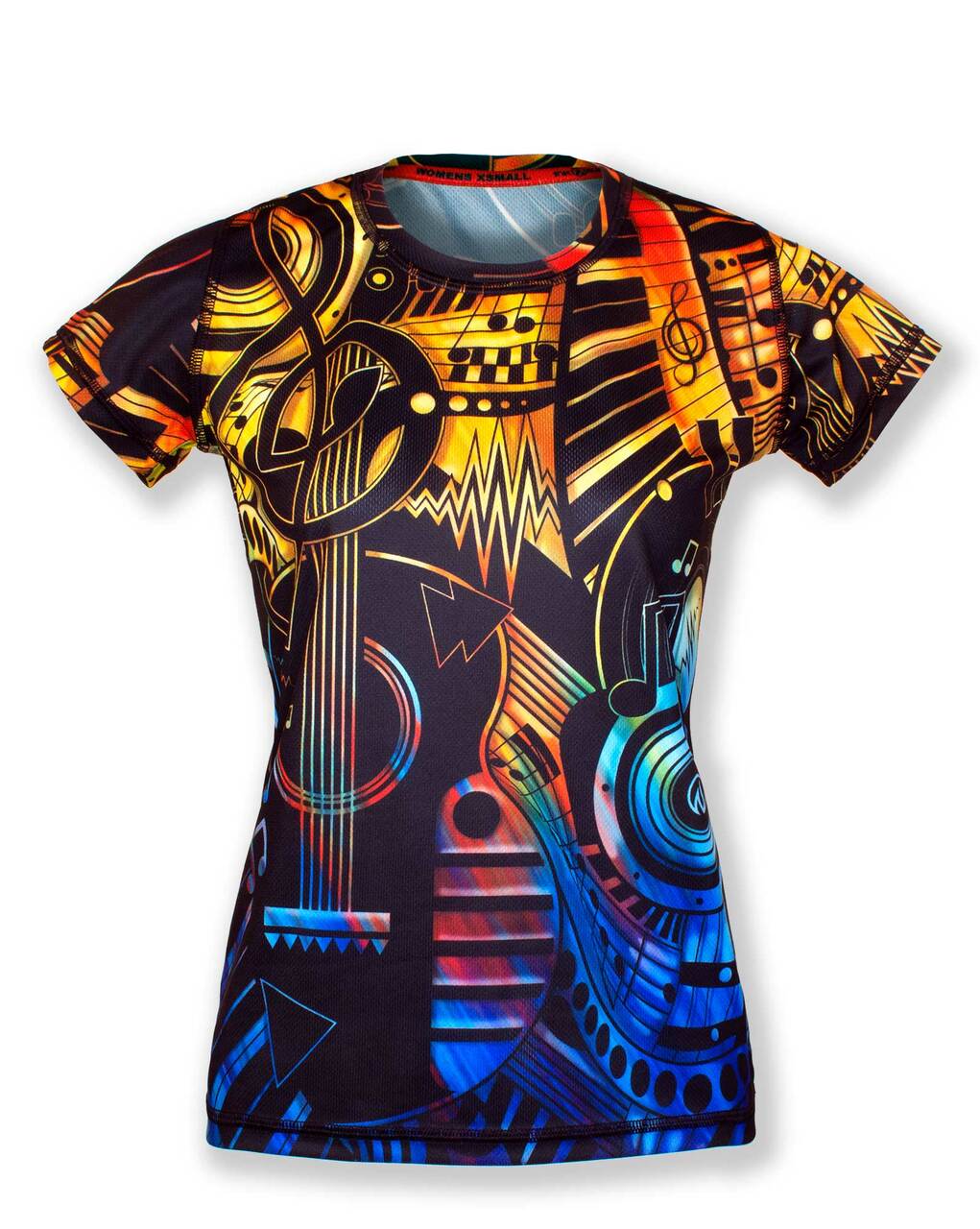 INKnBURN Women's Rhythm and Hues Tech Shirt (X-Small)