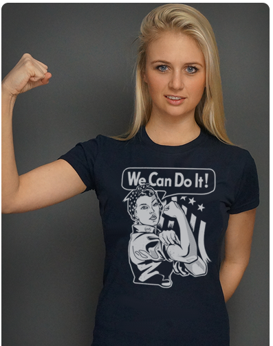 Rosie the Riveter Women's We Can Do It! T-Shirt – Triathlete Store
