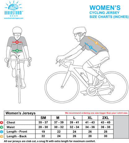Star Trek Final Frontier Women's Cycling Jersey (S, M, L, XL, 2XL)