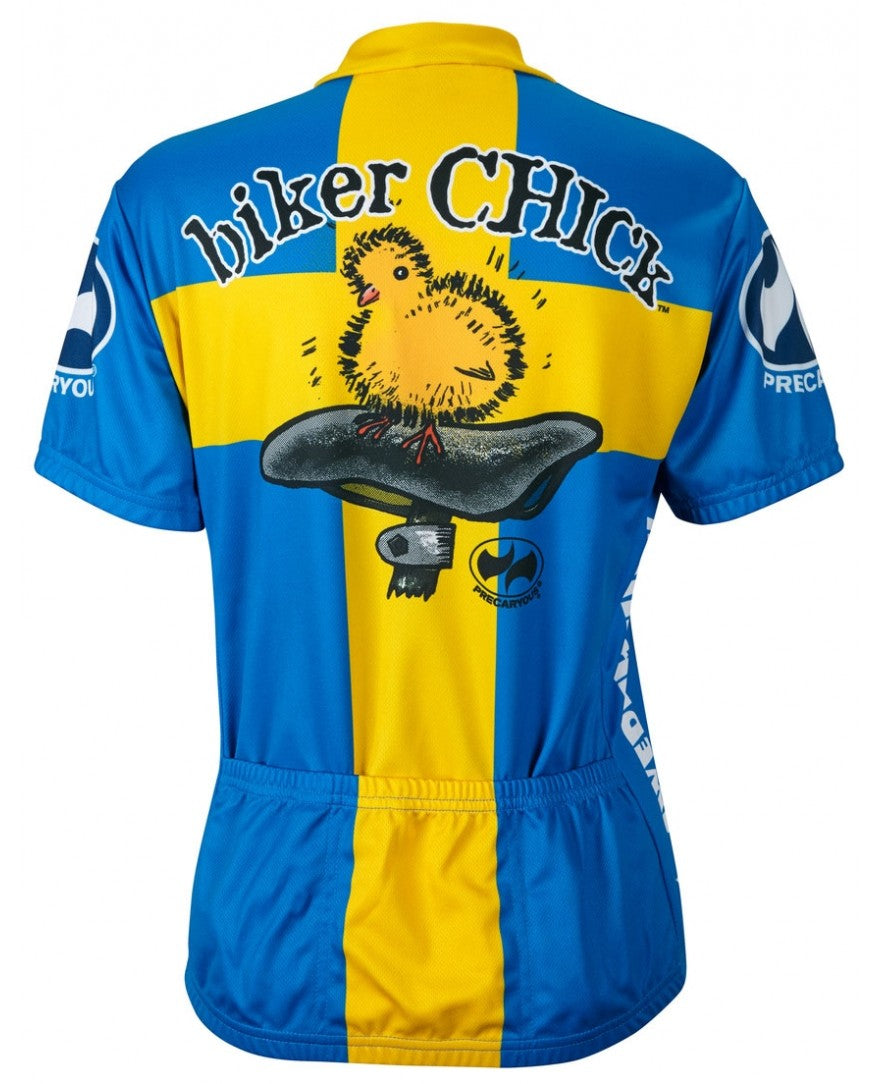 Swedish Biker Chick Women's Cycling Jersey (S, M, L, XL)