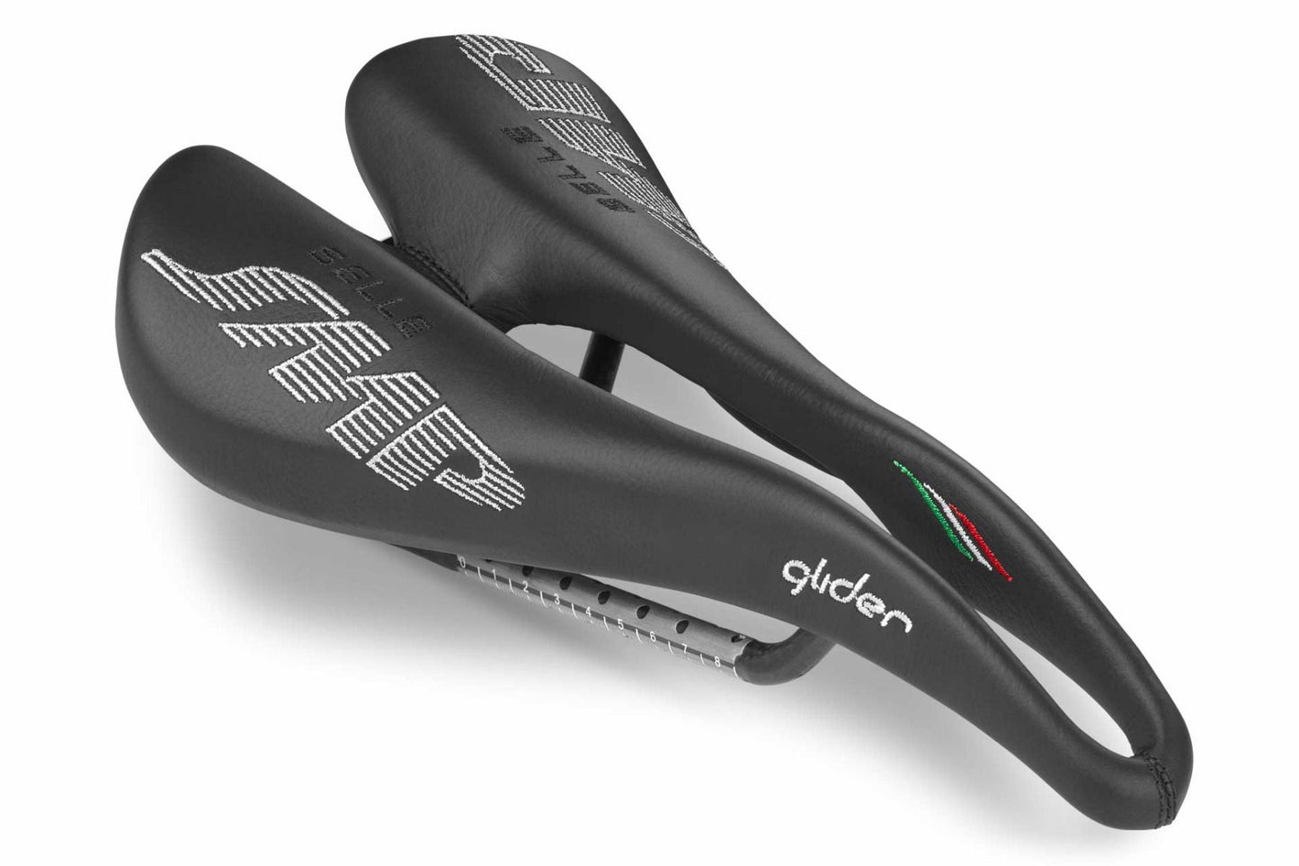 Selle SMP Glider Pro Saddle with Carbon Rails, Black