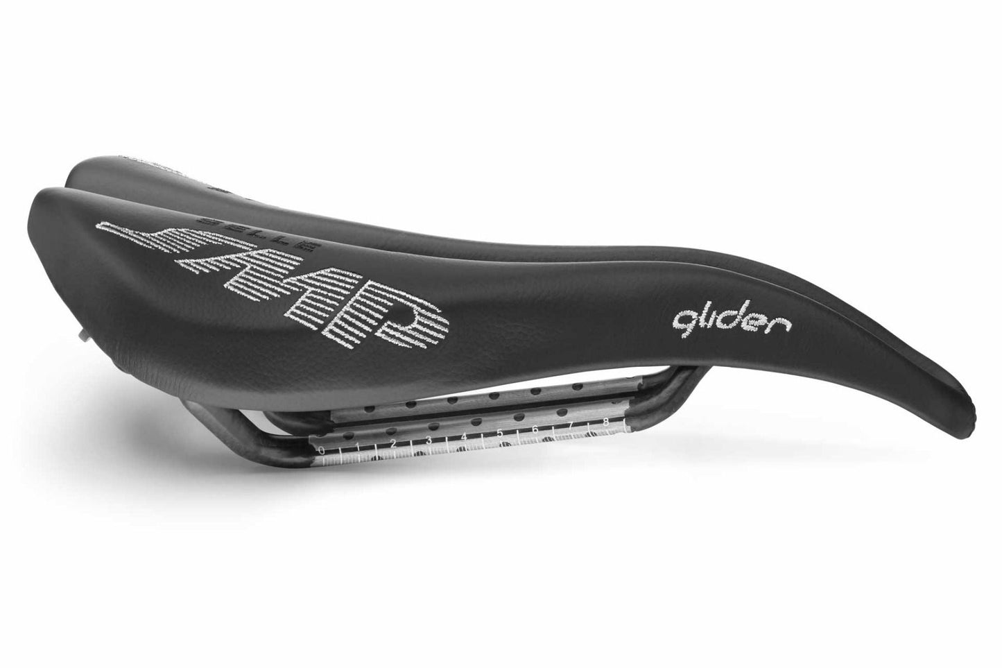 Selle SMP Glider Pro Saddle with Carbon Rails, Black
