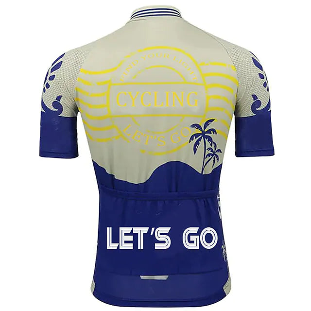 Find Your Light - Let's Go Men's Cycling Jersey