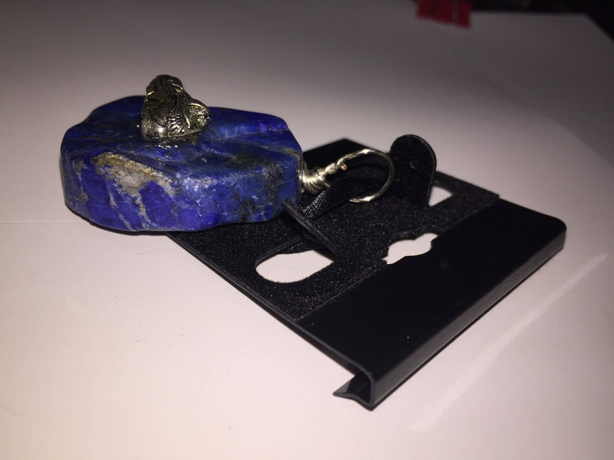 Stone Pendant - Running Shoe - Blue