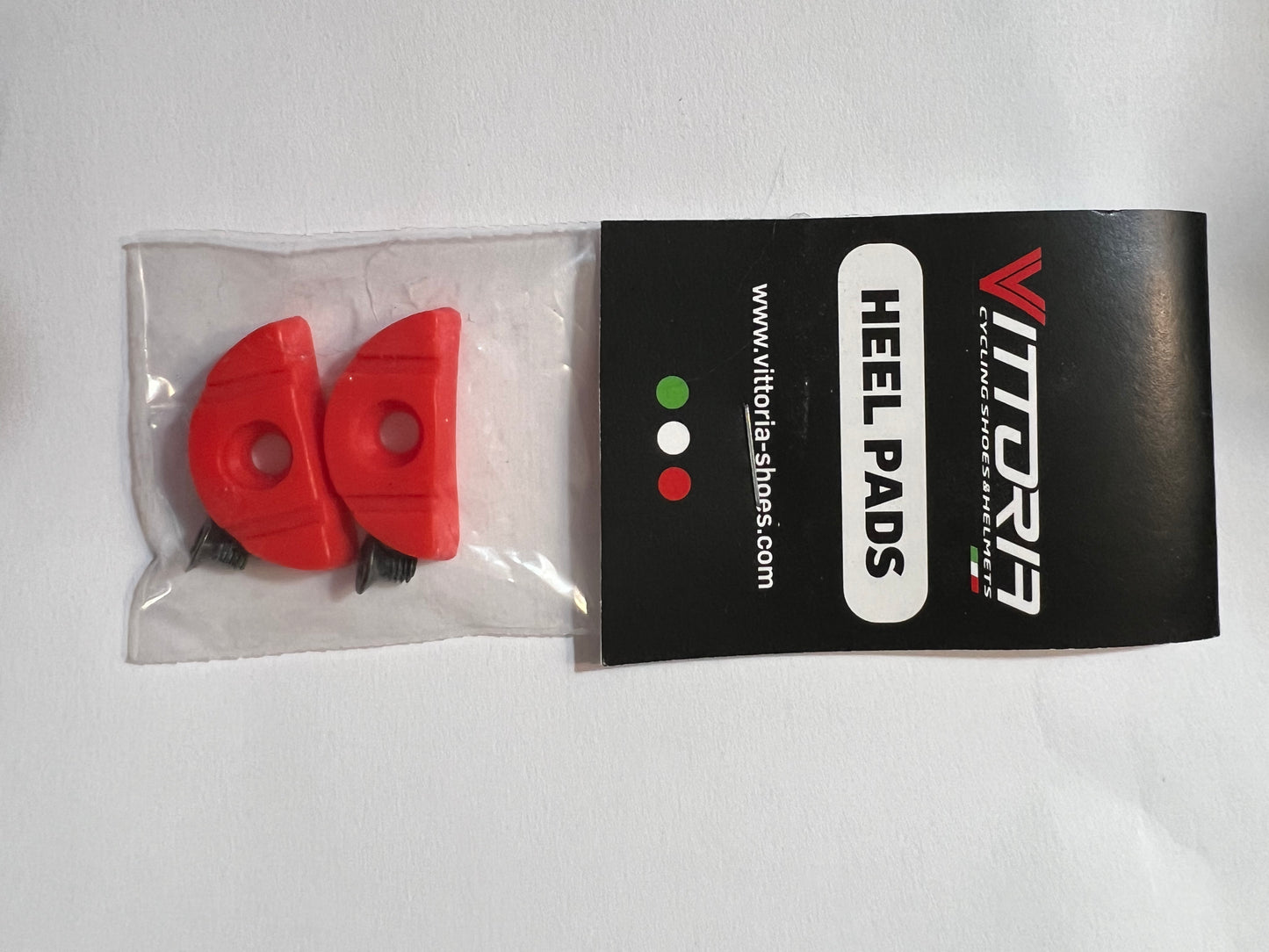 Vittoria Cycling Shoes - RED HEEL PADS - CARBON UD SOLE