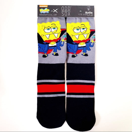 Men's Odd Sox SpongeBob Vampire Crew Socks
