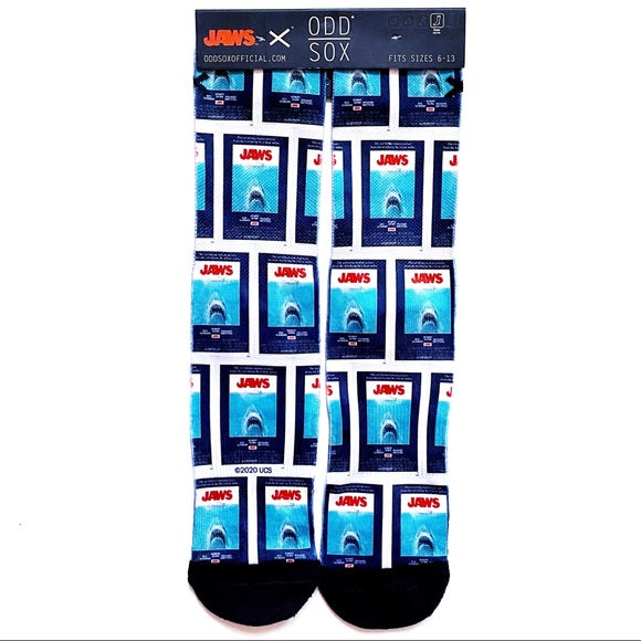 Men's Odd Sox JAWS Crew Socks