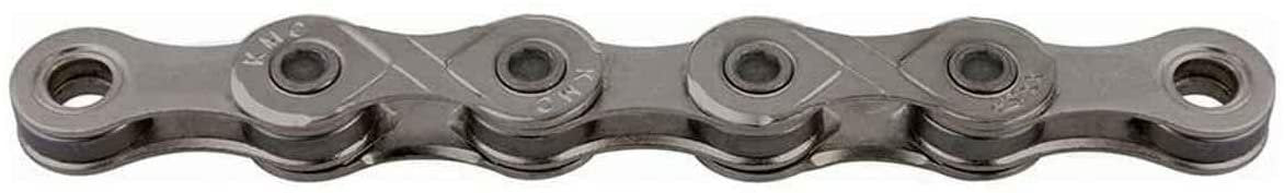 KMC Chain X10 1/2X3/32" 116L Vivid 10-Sp Chain Silver/Red