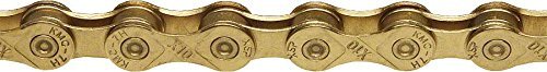 KMC X10 Bicycle Chain (Ti Gold, 1/2 x 11/128 - Inch, 116 Links)