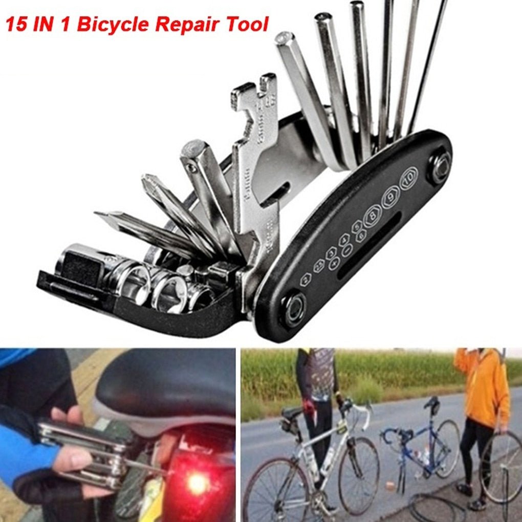 15-in-1 Bike Pocket Repair Tool