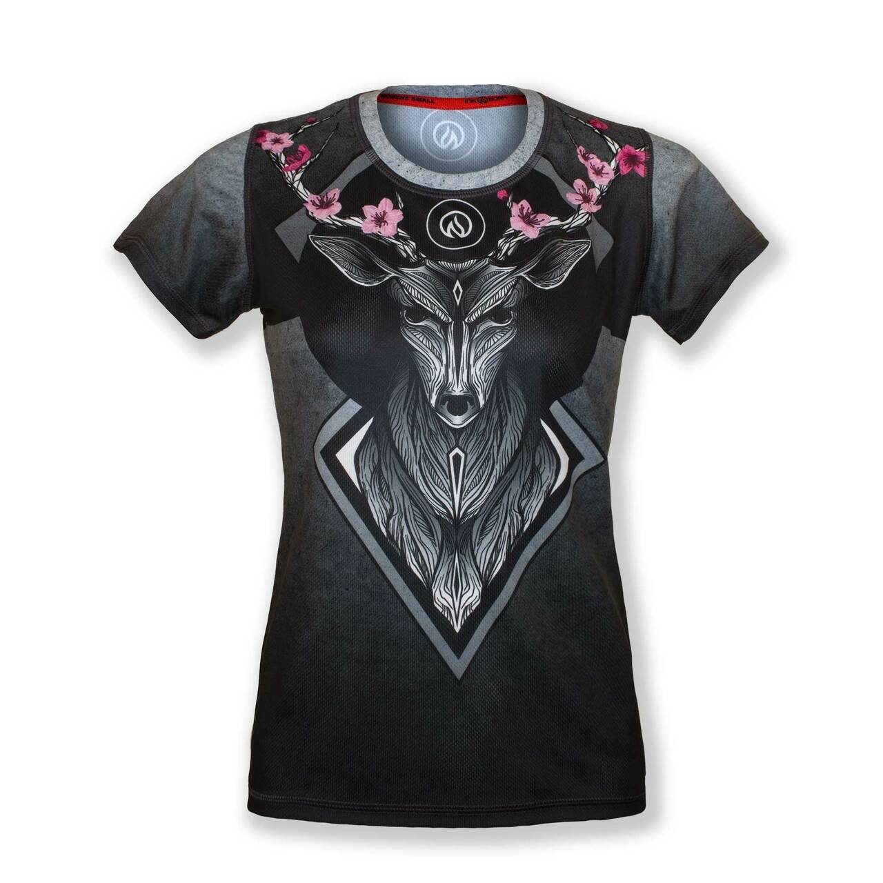 INKnBURN Women's Deer Tech Shirt (X-Small)