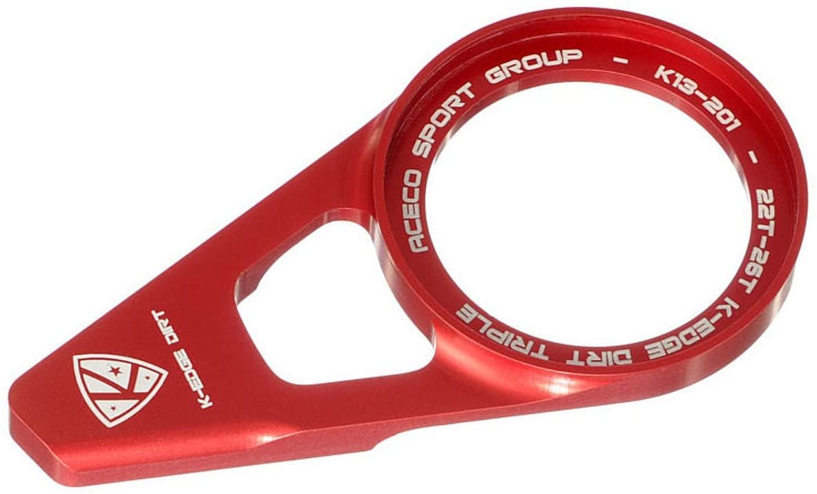 K-Edge Dirt-3 22-26 Triple BB Mount Red