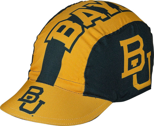 Baylor Bears Cycling Cap, One Size, Navy/Yellow