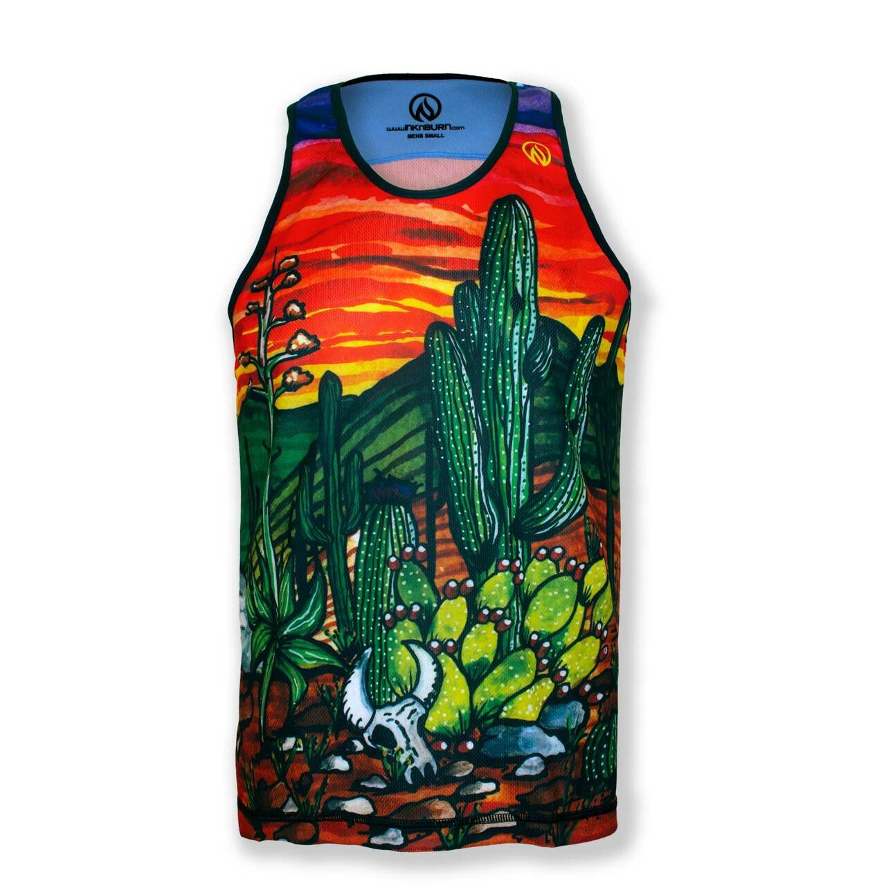INKnBURN Men's Desert Sunset Singlet (2XL)