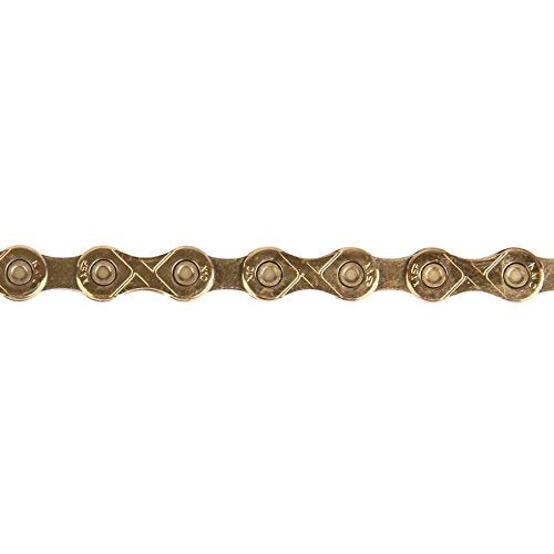 KMC X10 Bicycle Chain (Ti Gold, 1/2 x 11/128 - Inch, 116 Links)